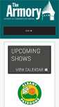 Mobile Screenshot of albanyarmory.com